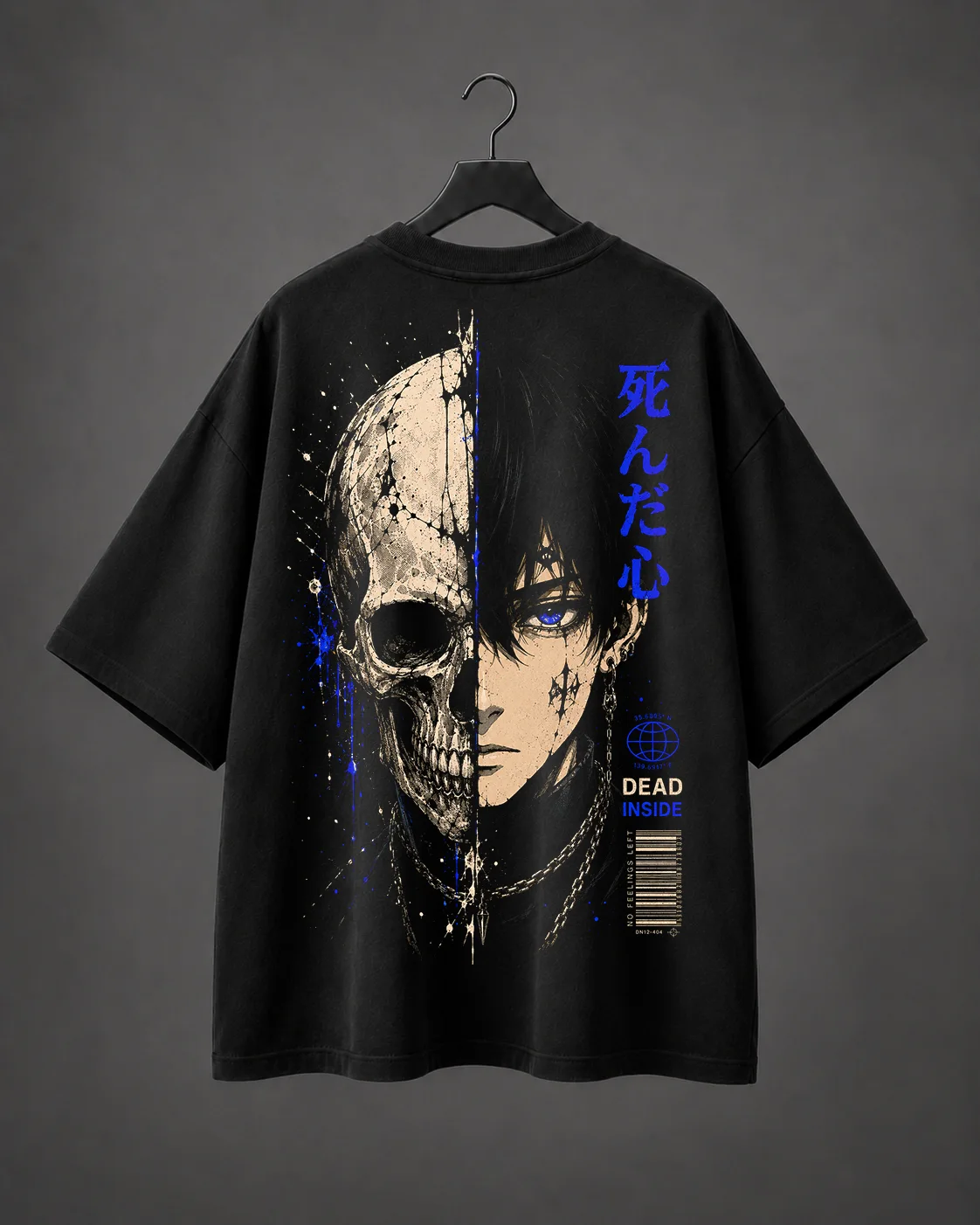 Camiseta Oversized Dead Inside