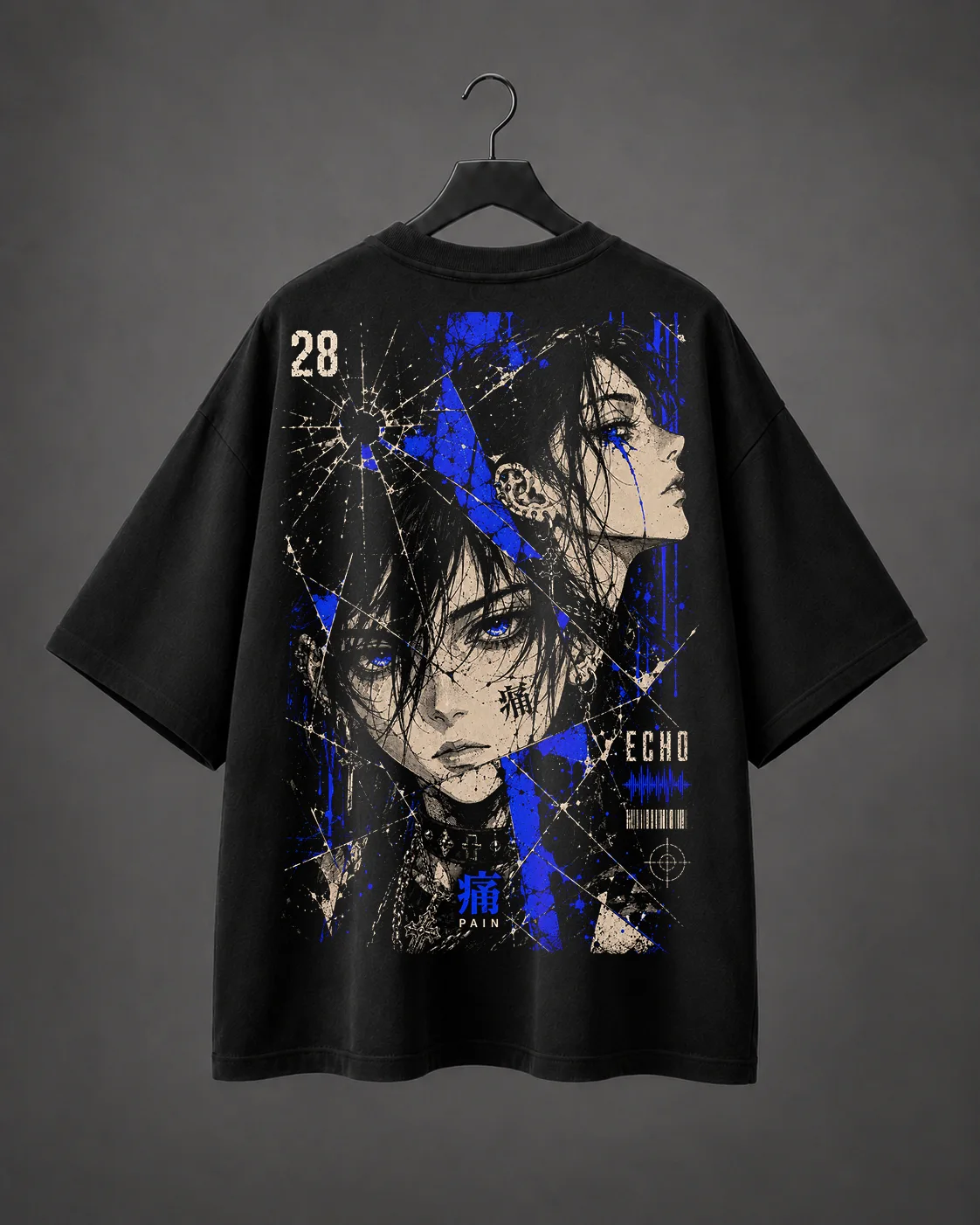 Camiseta Oversized Echo Pain