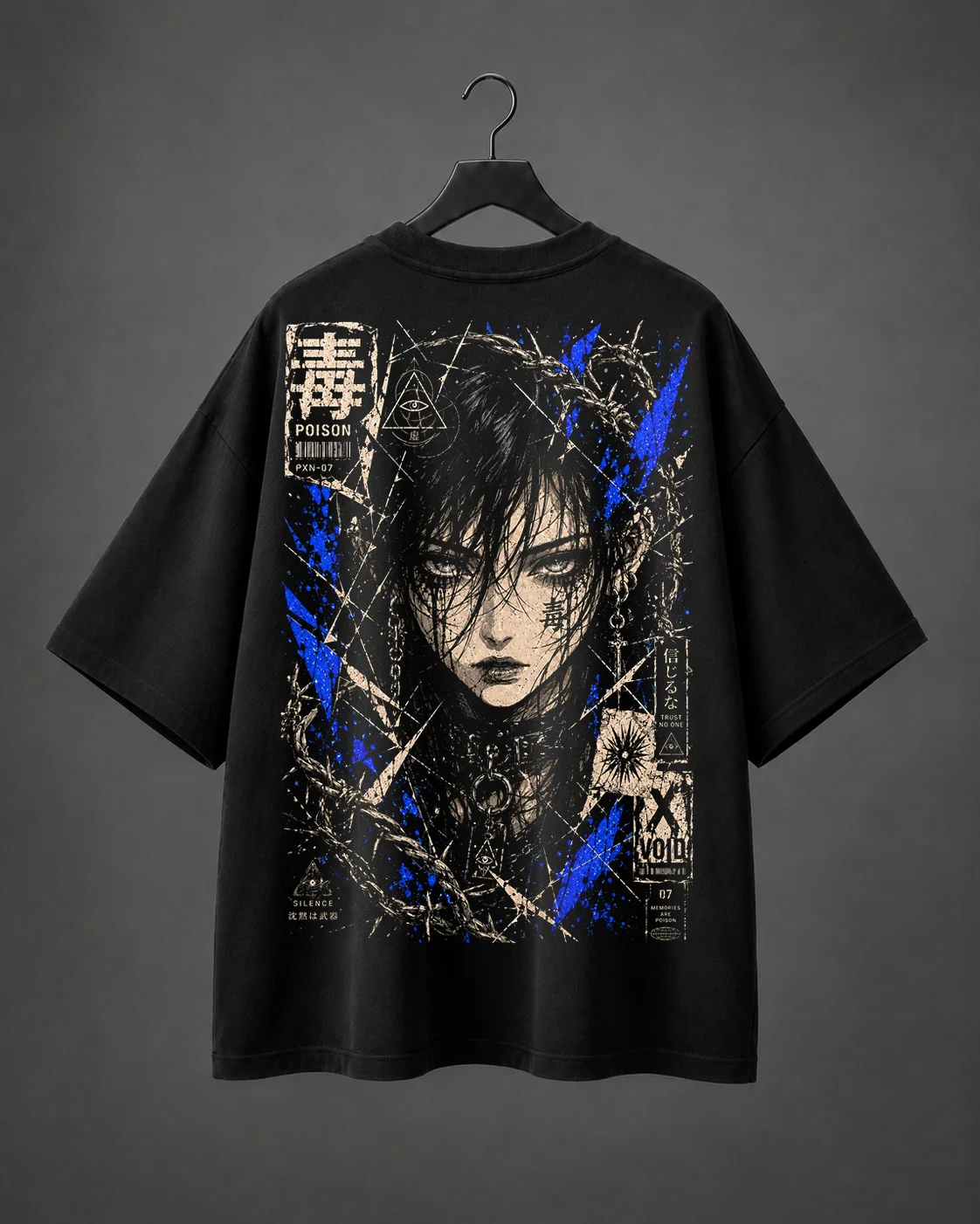 Camiseta Oversized Poison Silence