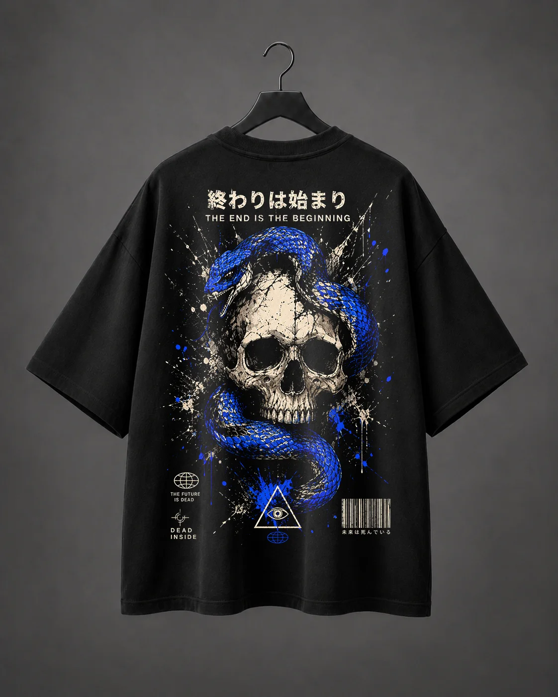 Camiseta Oversized Owari Serpent