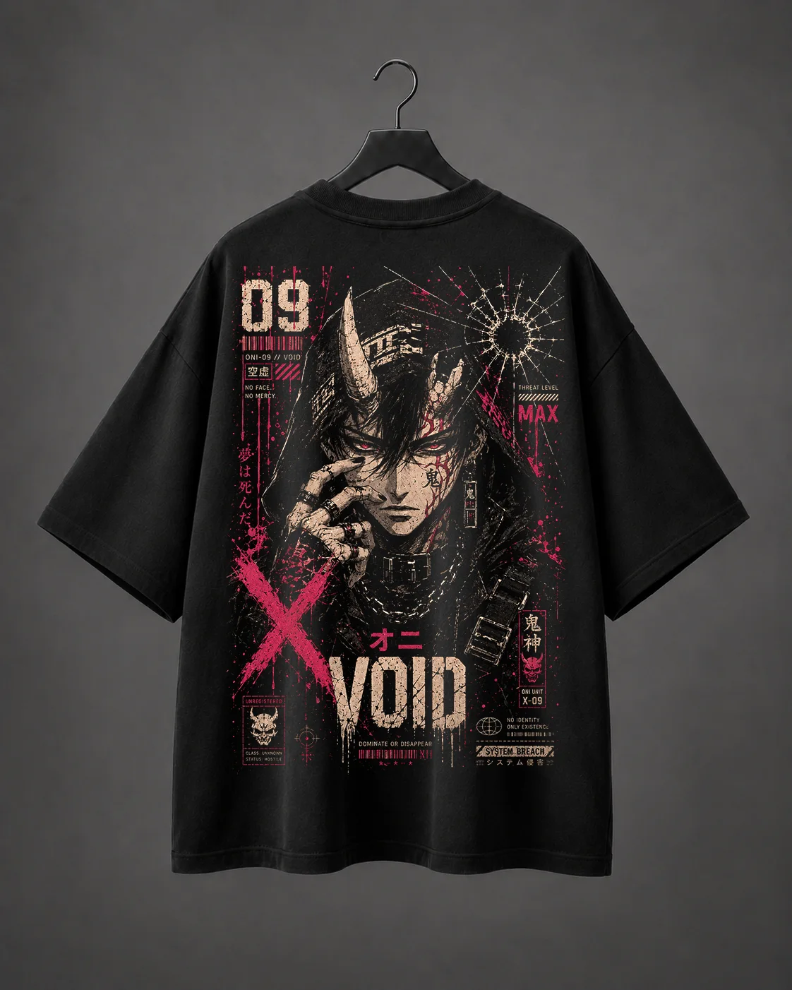 Camiseta Oversized Oni Void 09