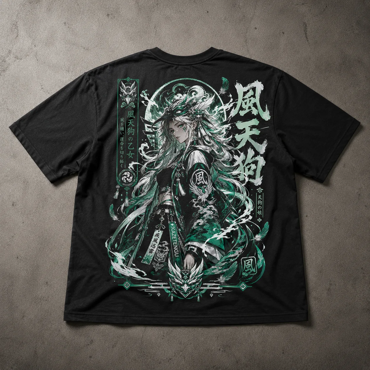 Camiseta Oversized Kaze Tengu