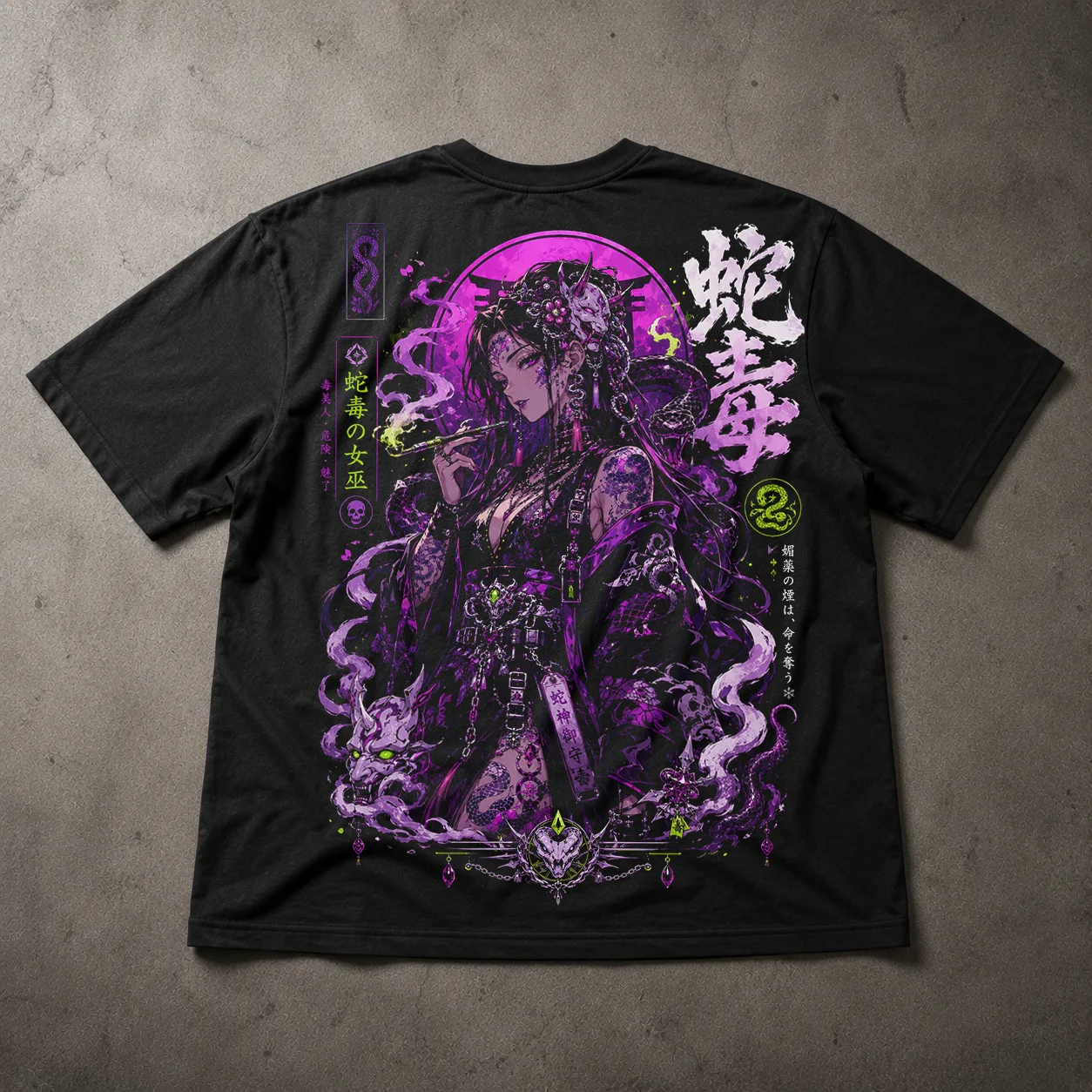 Camiseta Oversized Venom Miko