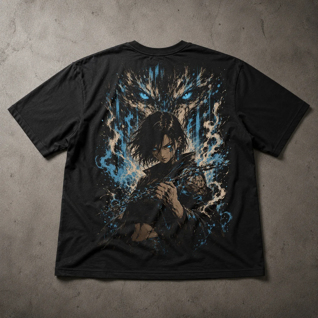Camiseta Oversized Blue Beast